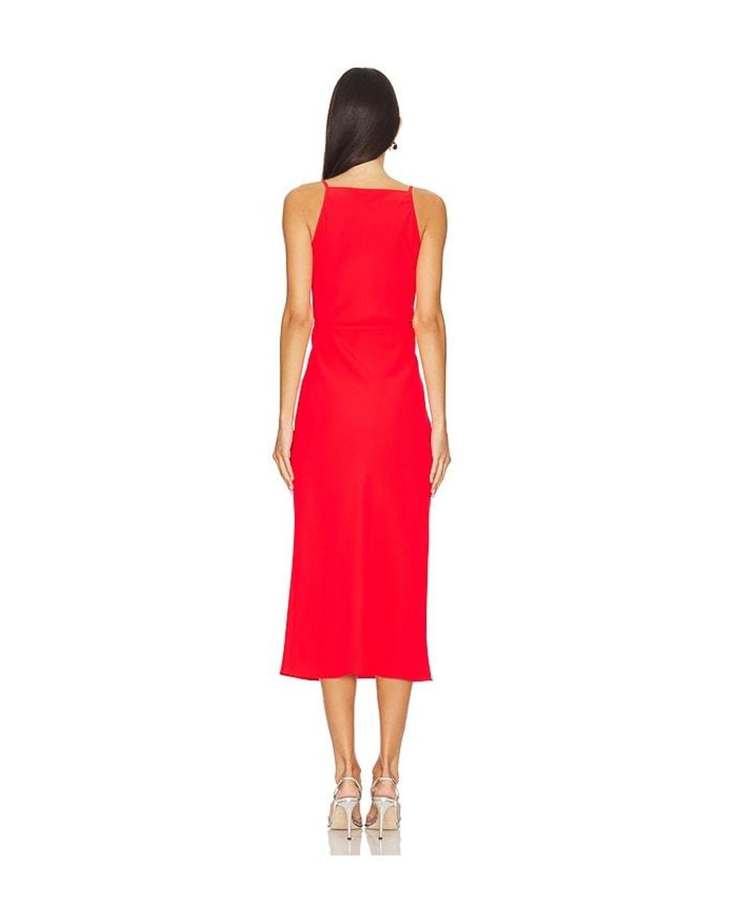 Amanda Uprichard Red X Revolve Shaelyn Dress