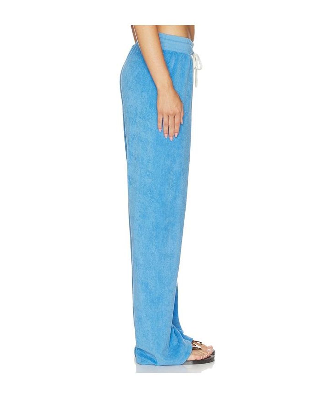 PERFECTWHITETEE Blue Eliana Loop Terry Drawstring Pant
