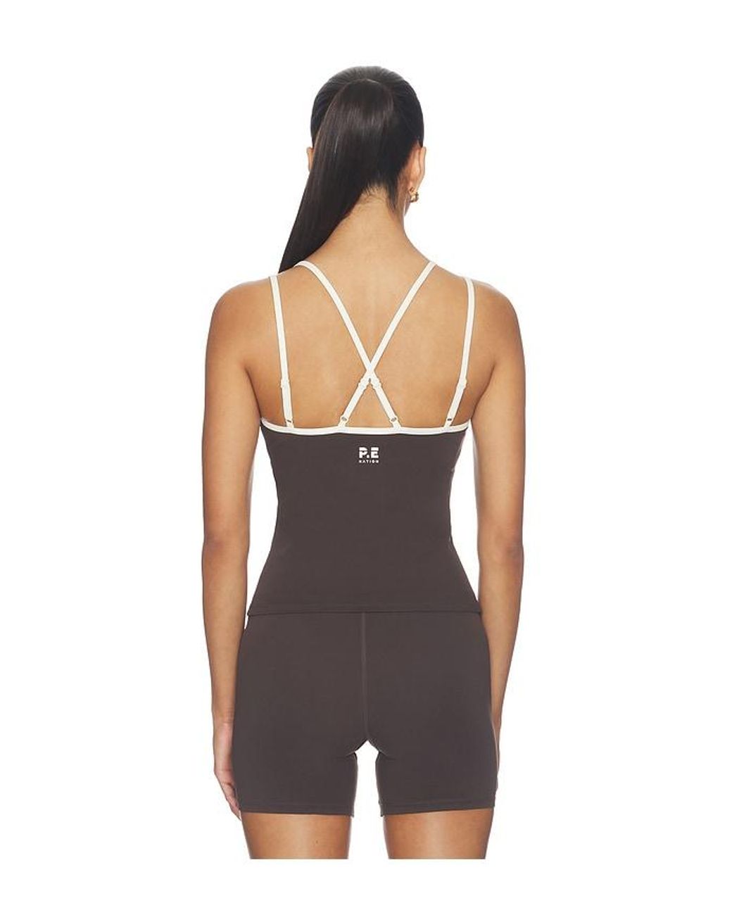 P.E Nation Brown Paramount Tank Top