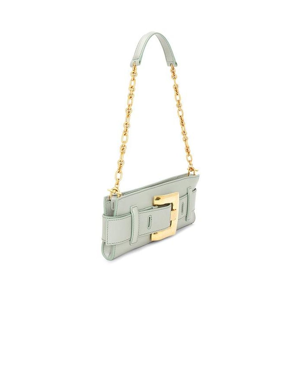Balmain White Anthem Clutch