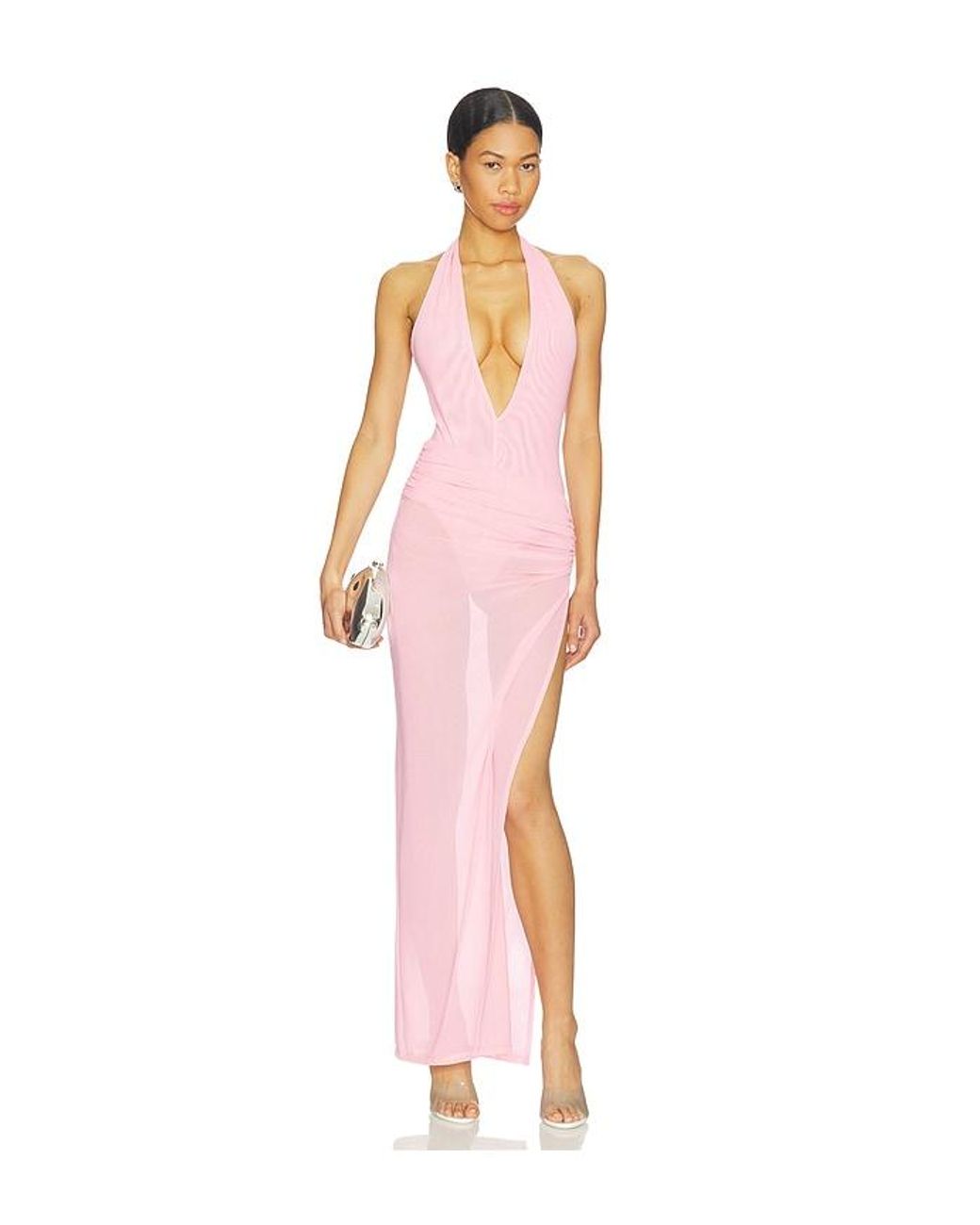 Nbd Pink Lielle Maxi Dress
