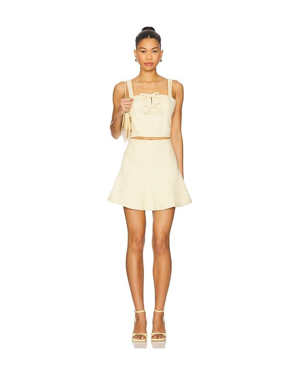 Astr White Kiona Skirt
