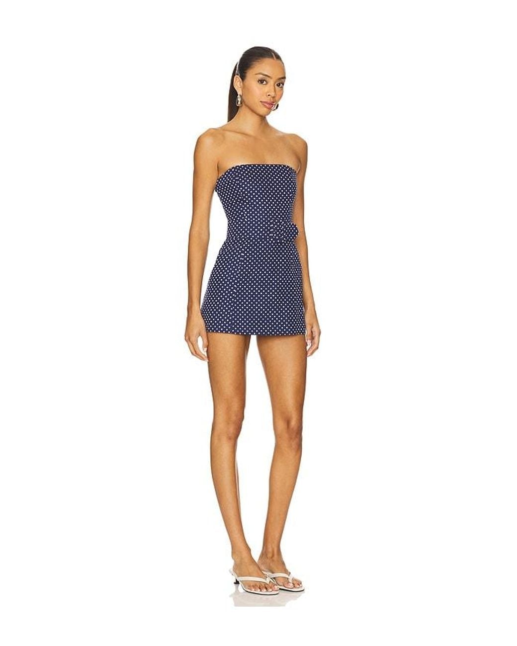 Amanda Uprichard Blue X Revolve Fae Romper