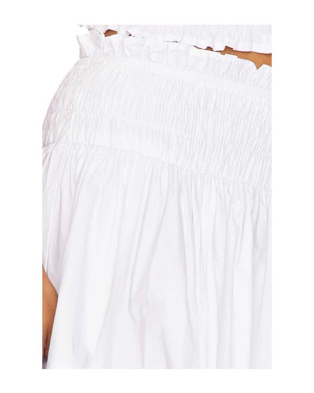 MAJORELLE White Alexis Mini Skirt