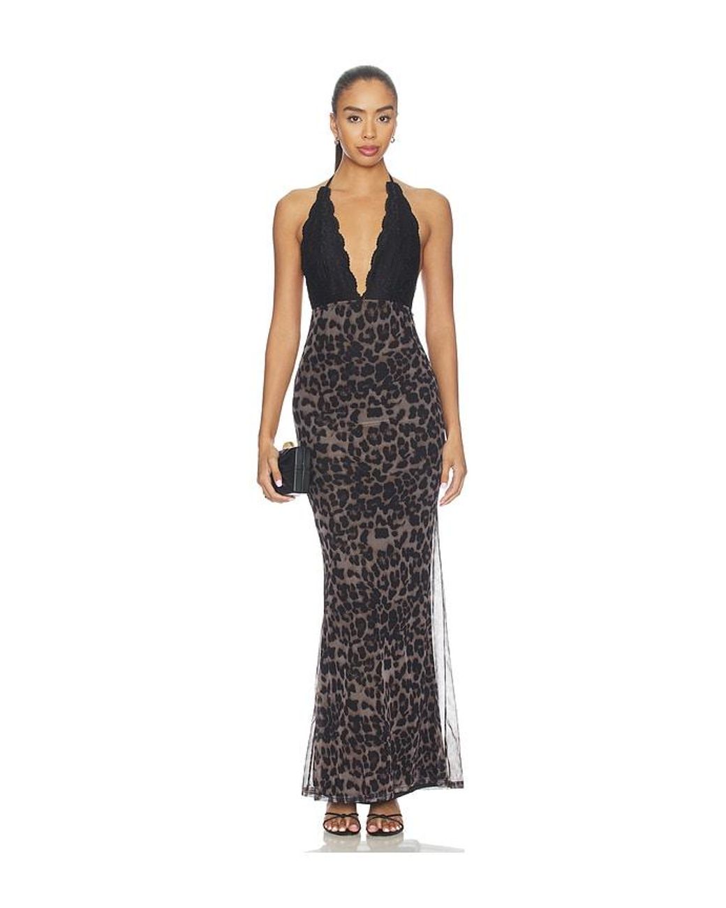 MORE TO COME Black Camryn Maxi Dress