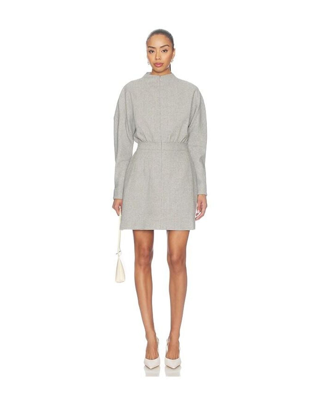 Odd Muse Gray Wool Mix Tweed Dress