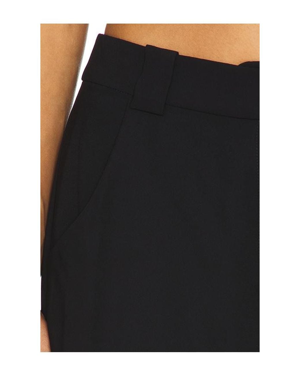 Amanda Uprichard Black Saddler Pants