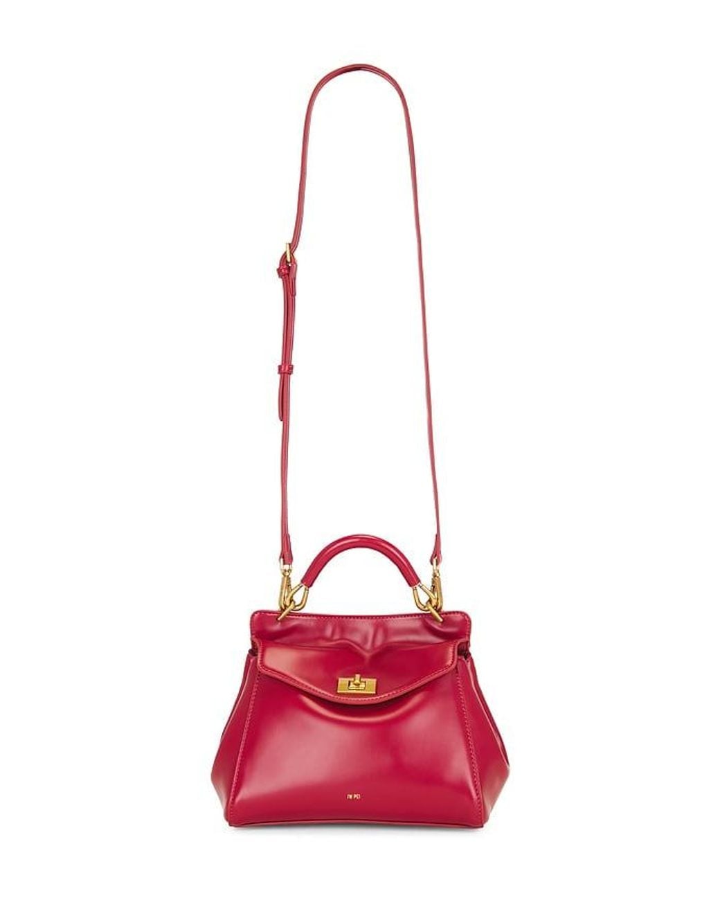 JW PEI Red Lucia Classic Top Handbag