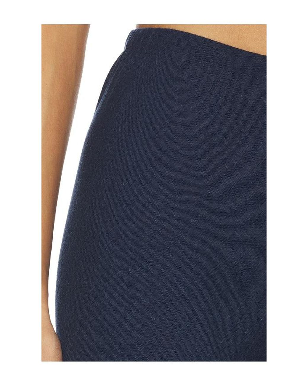 La Ligne Blue Linen Colby Pant