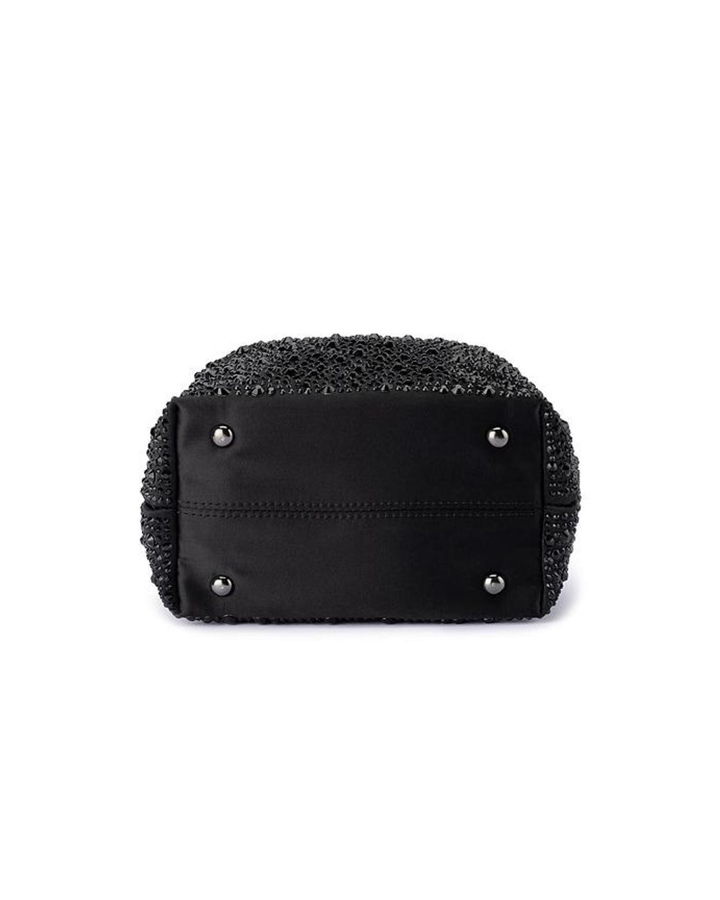Olga Berg Black Mika Crystal Pouch
