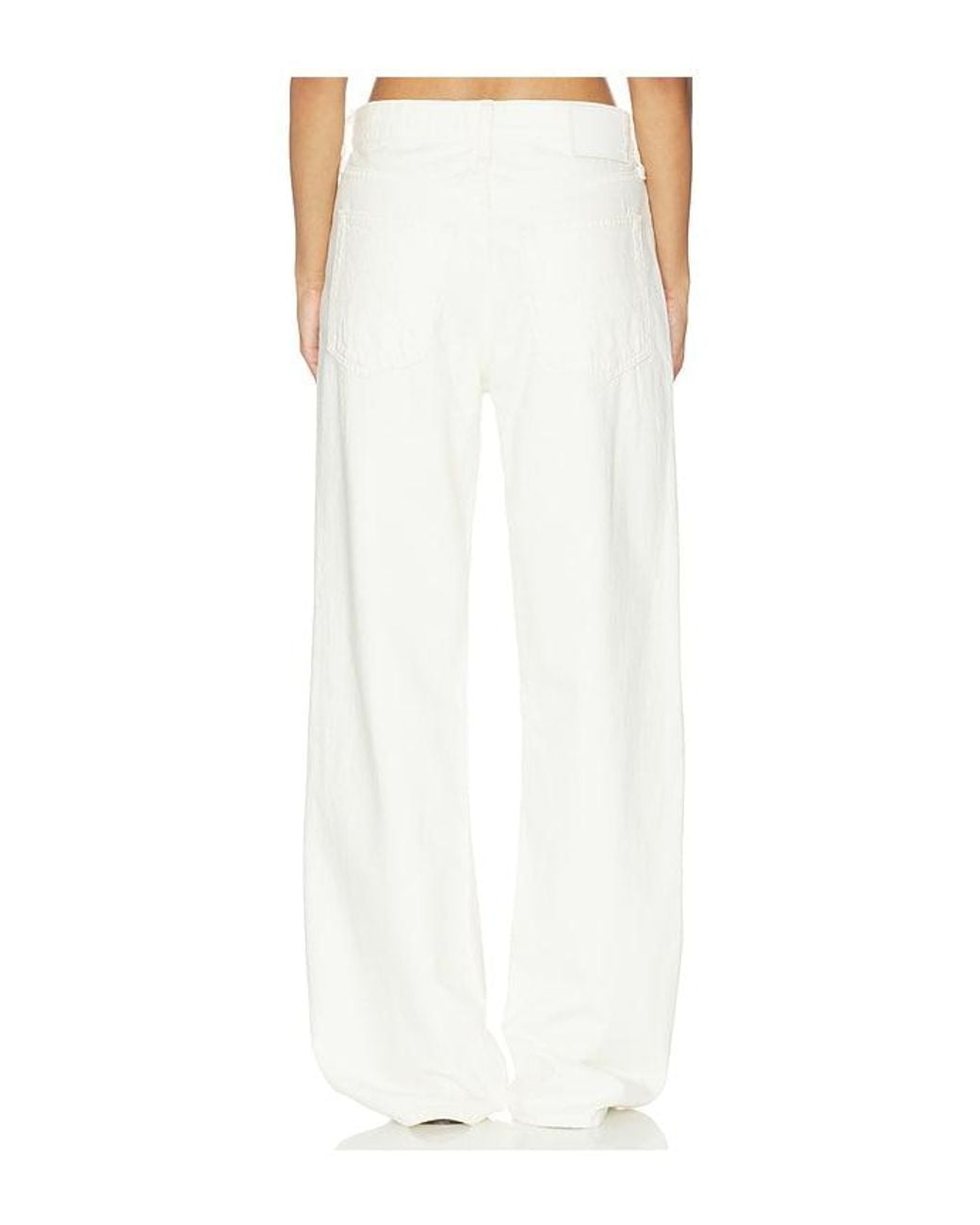 AG Jeans White Billie Straight Jean