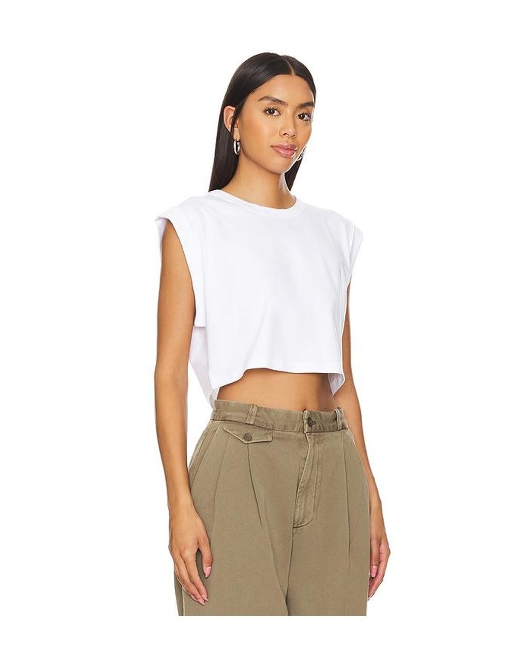 Top Corto David En Color Blanco Talla (También En Xl) Clique de color White
