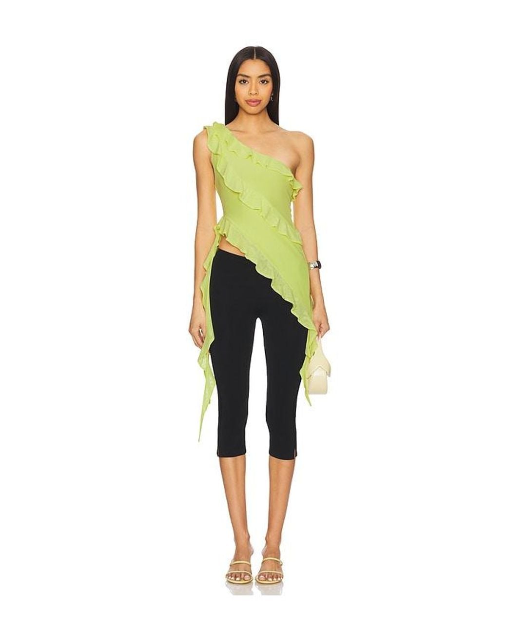 AFRM Yellow Vivica Top