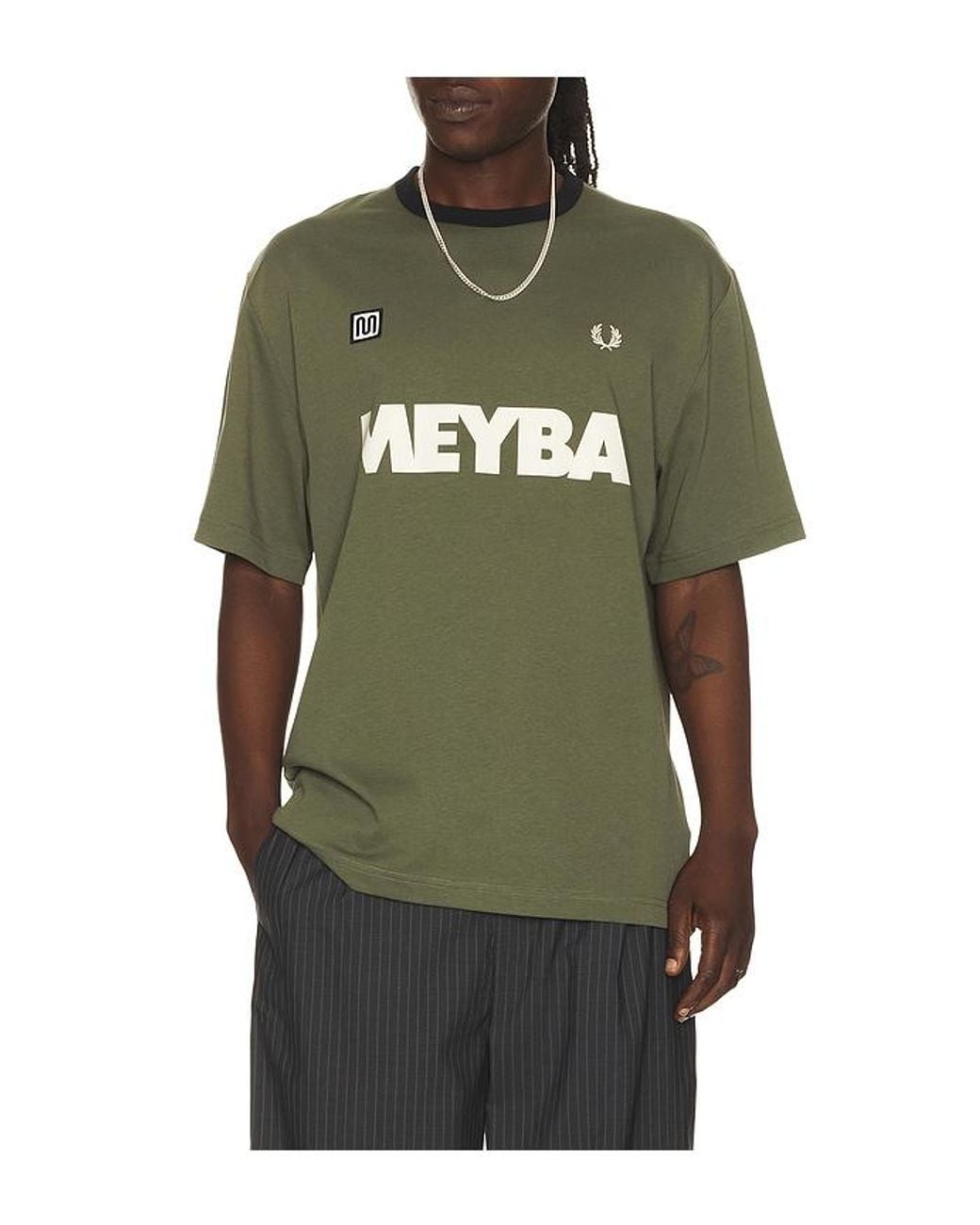 Fred Perry Green X Meyba Ringer T-Shirt for men