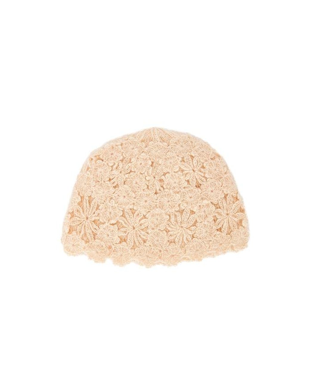 Lovers + Friends Blue Juliet Crochet Hat