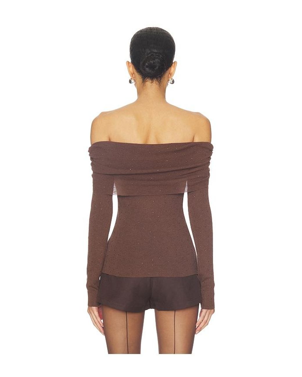 Astr Brown Kylin Sweater