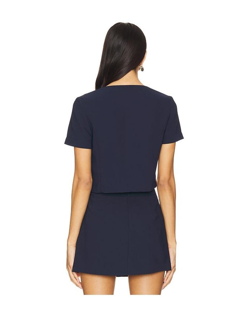 Amanda Uprichard Blue Benton Top