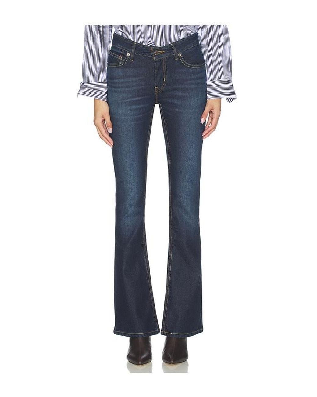 Levi's Blue Low Slim Boot Jeans