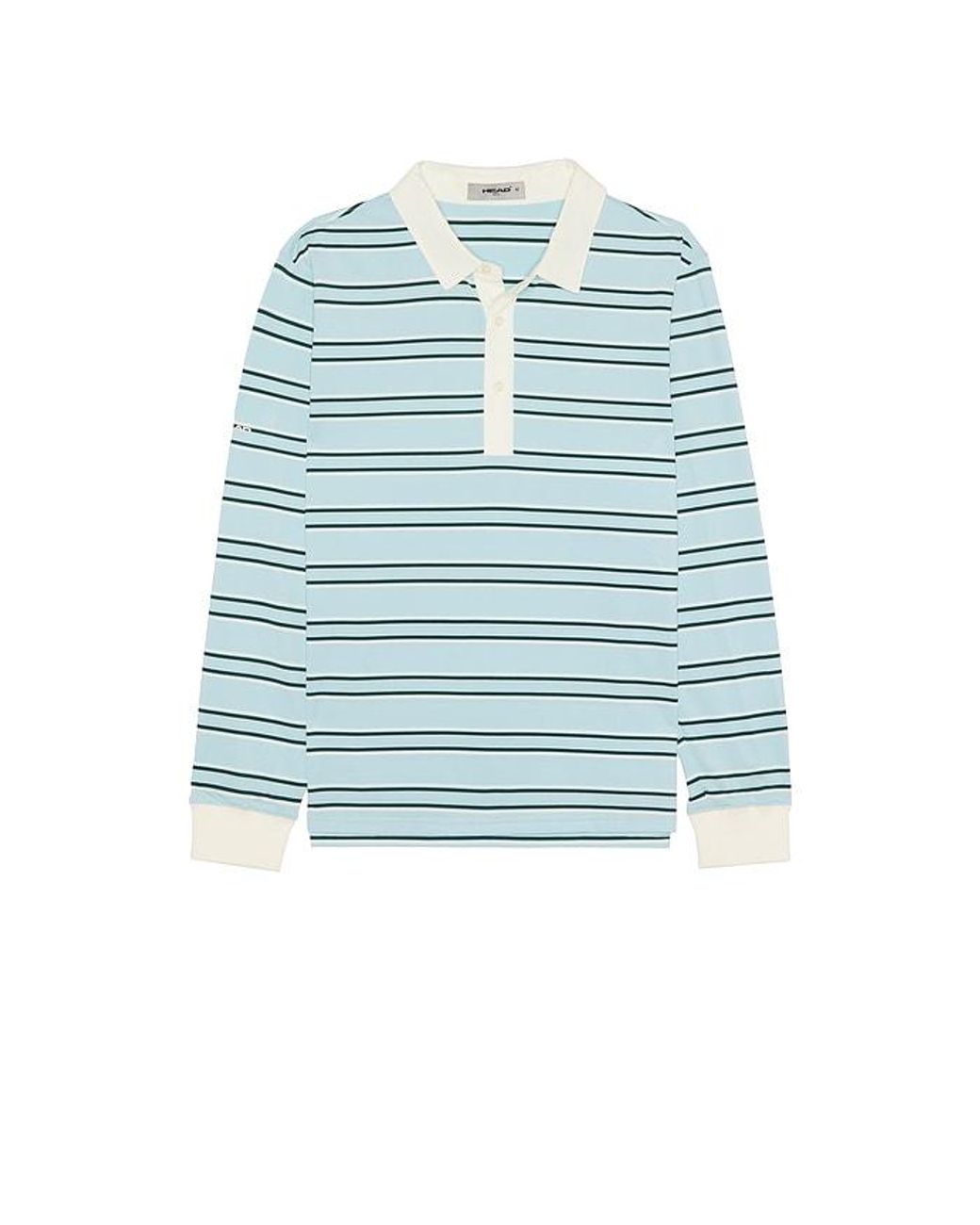HEAD Golf Blue Vintage Henley Polo for men