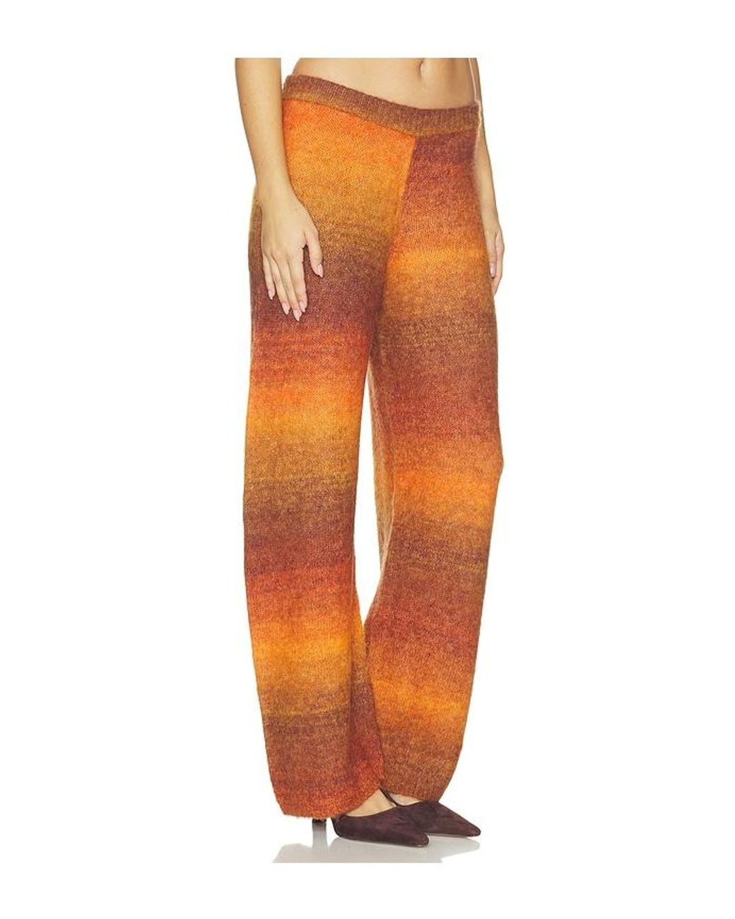Cult Gaia Orange Linnet Pant