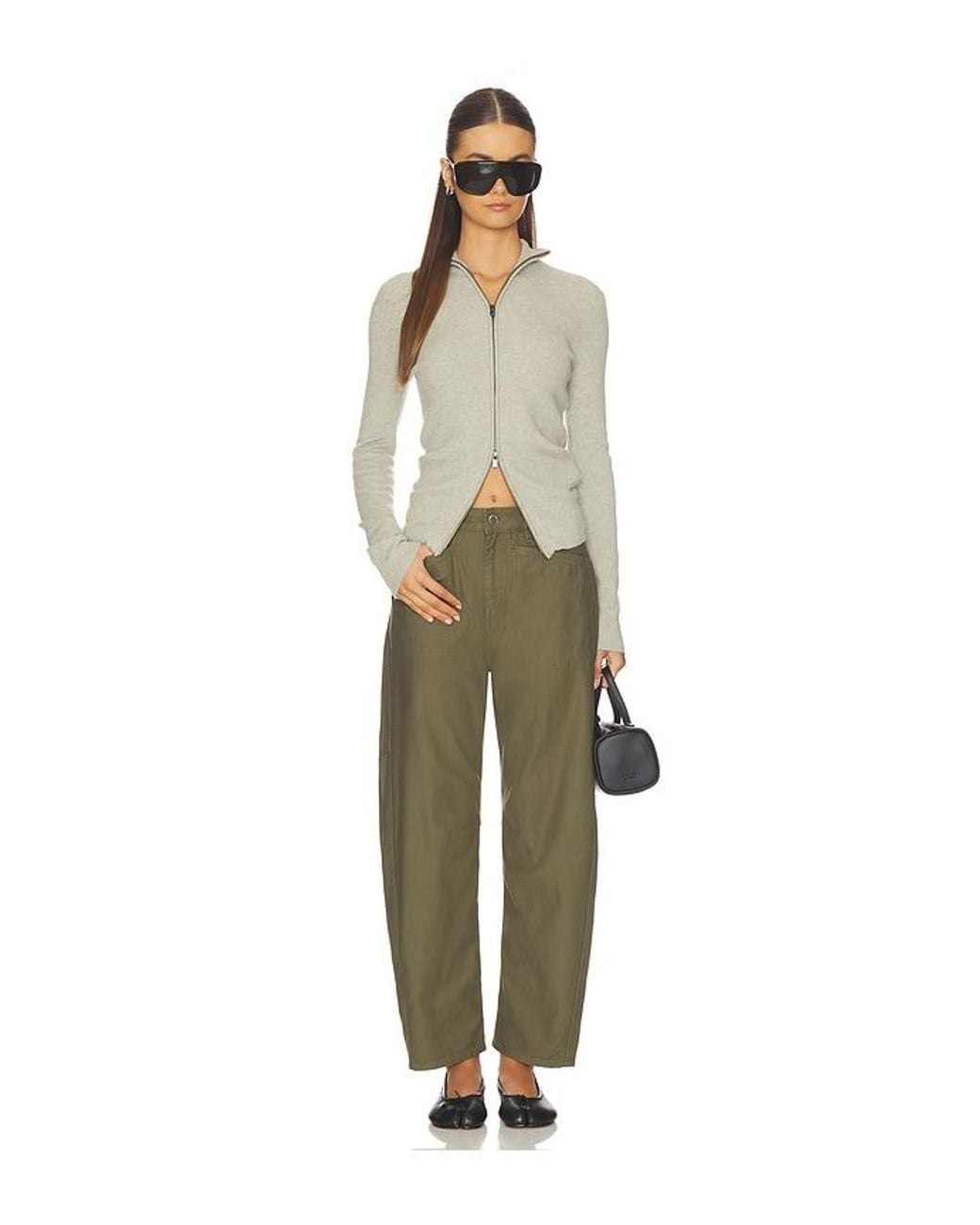 Rag & Bone Green Stevie Utility Tapered Pant