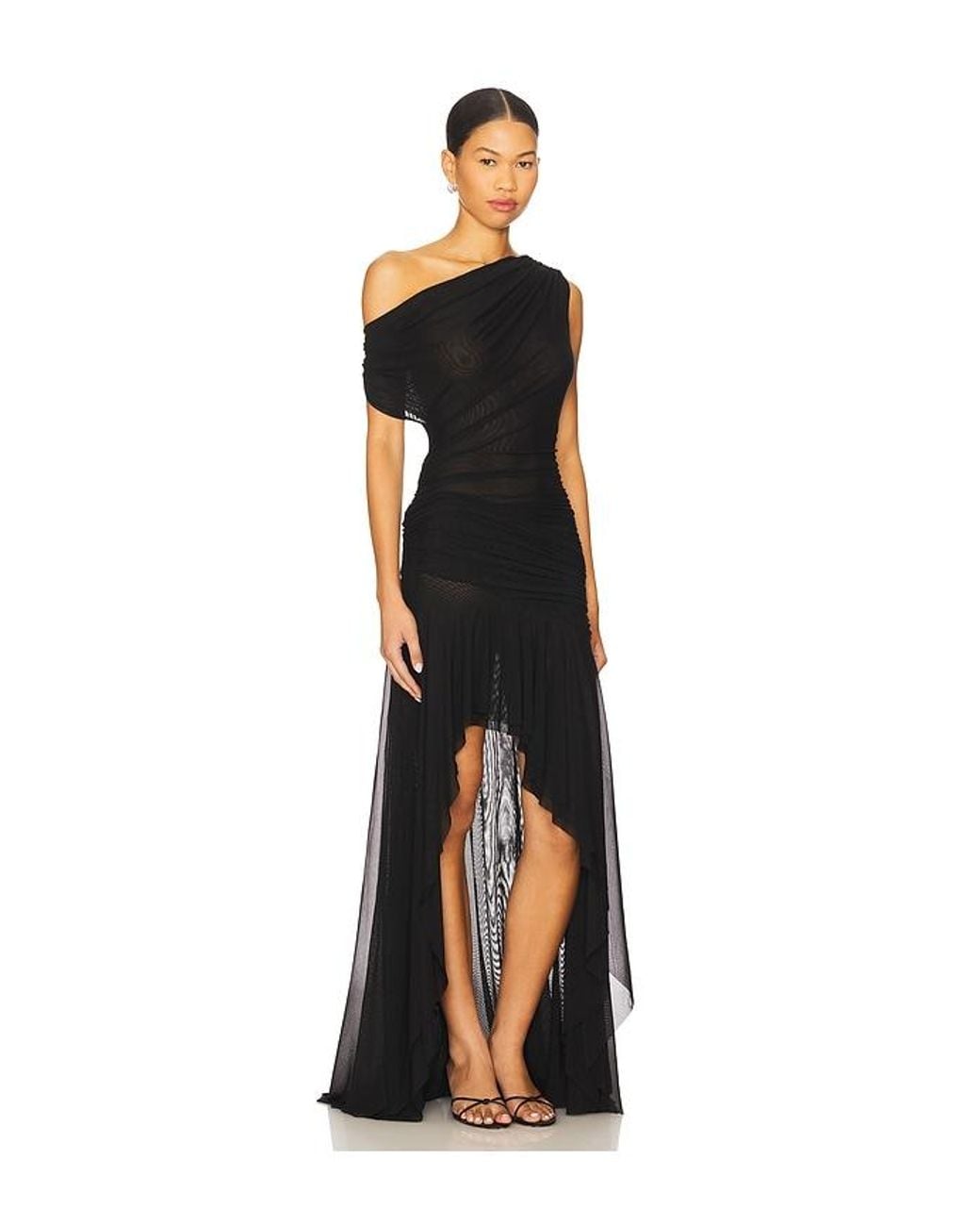 MAJORELLE Black Manon Dress