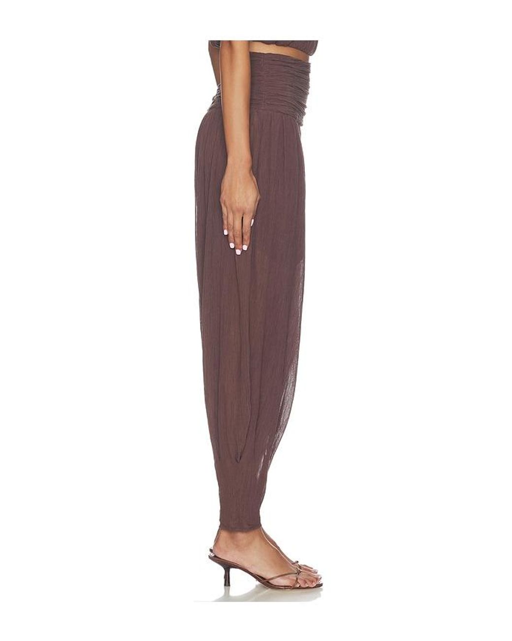 Camila Coelho Purple Mirelle Pant