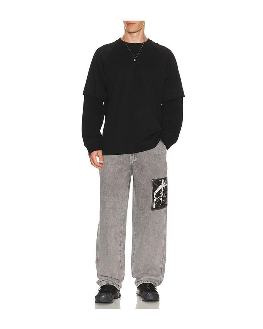 Former Gray Distend Denim Jeans for men