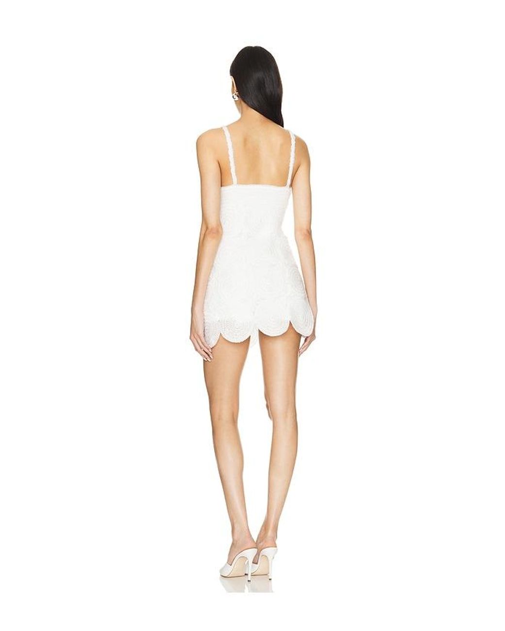 Simon Miller White Beep Beep Mini Dress