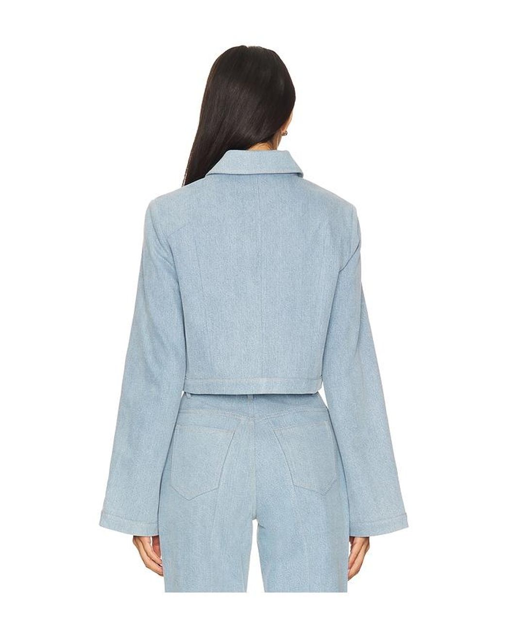 SAU LEE Blue Bambi Denim Jacket