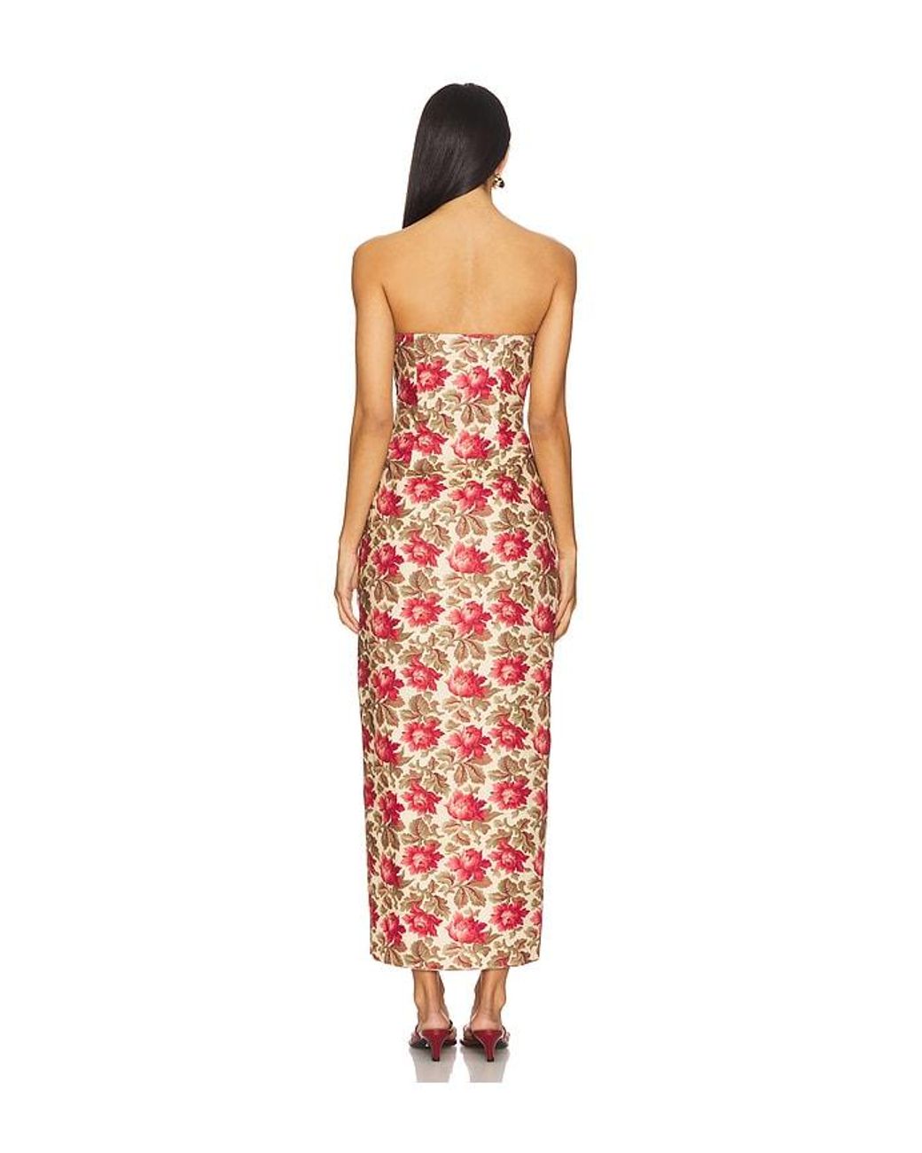 Posse Red Rosalie Strapless Dress