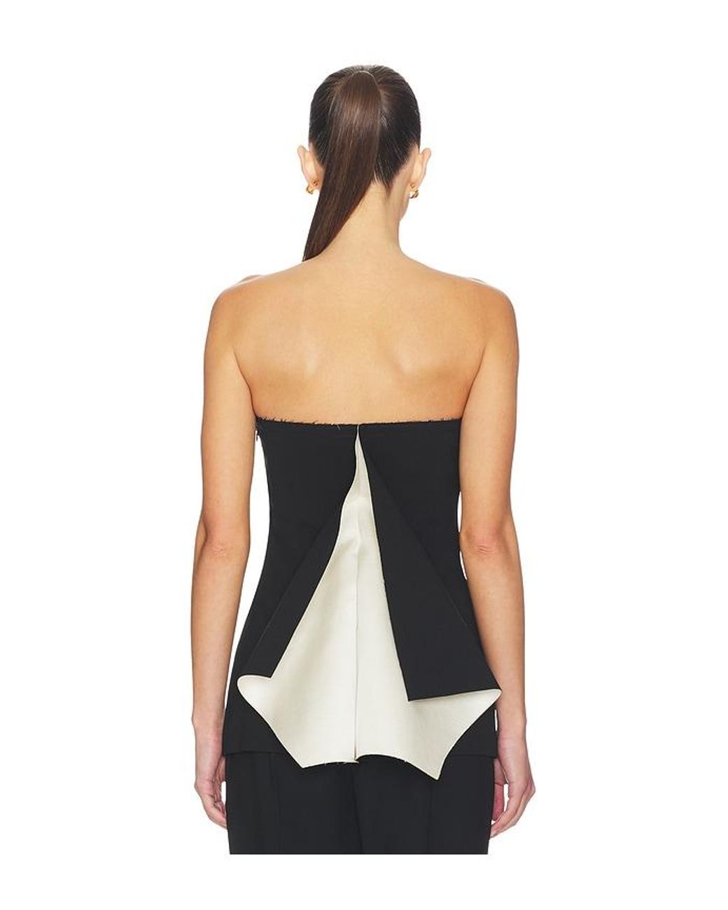 Entire studios Black Fin Tube Top