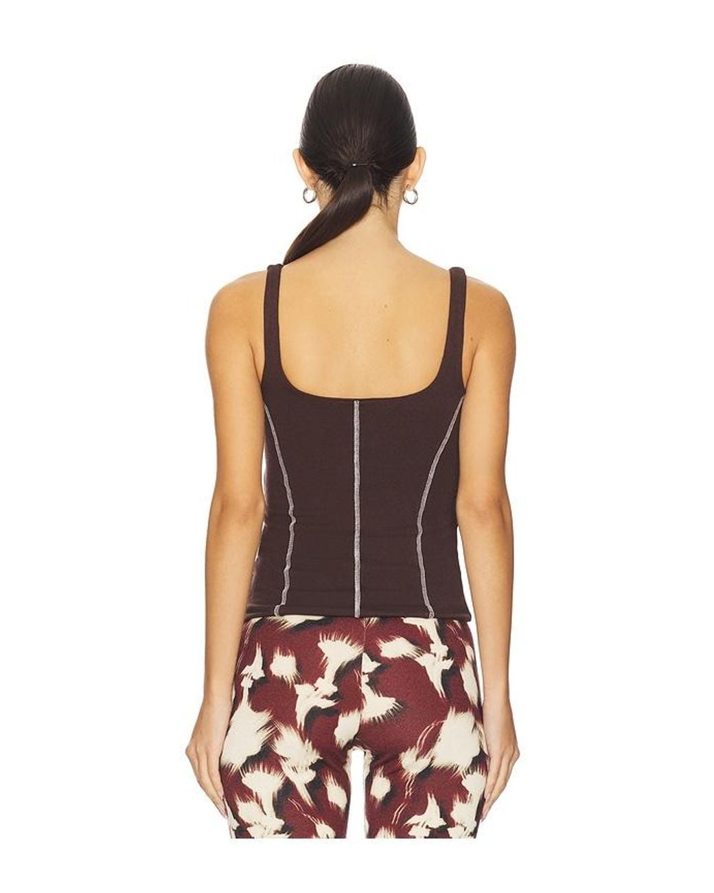 Siedres Brown Mira Top