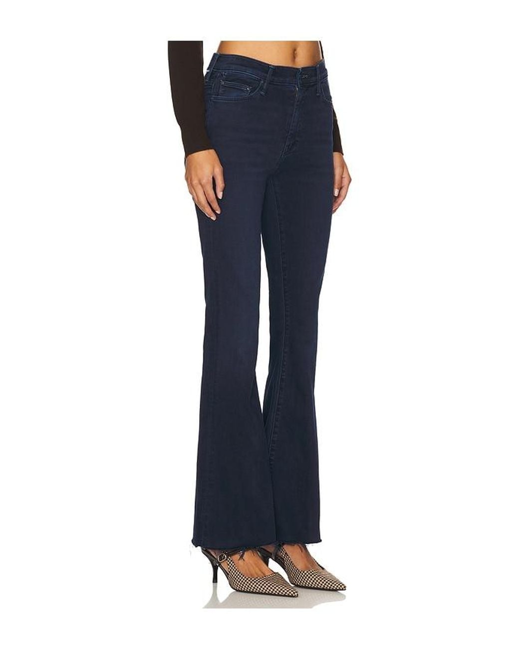Mother Blue The Weekend Fray Jeans