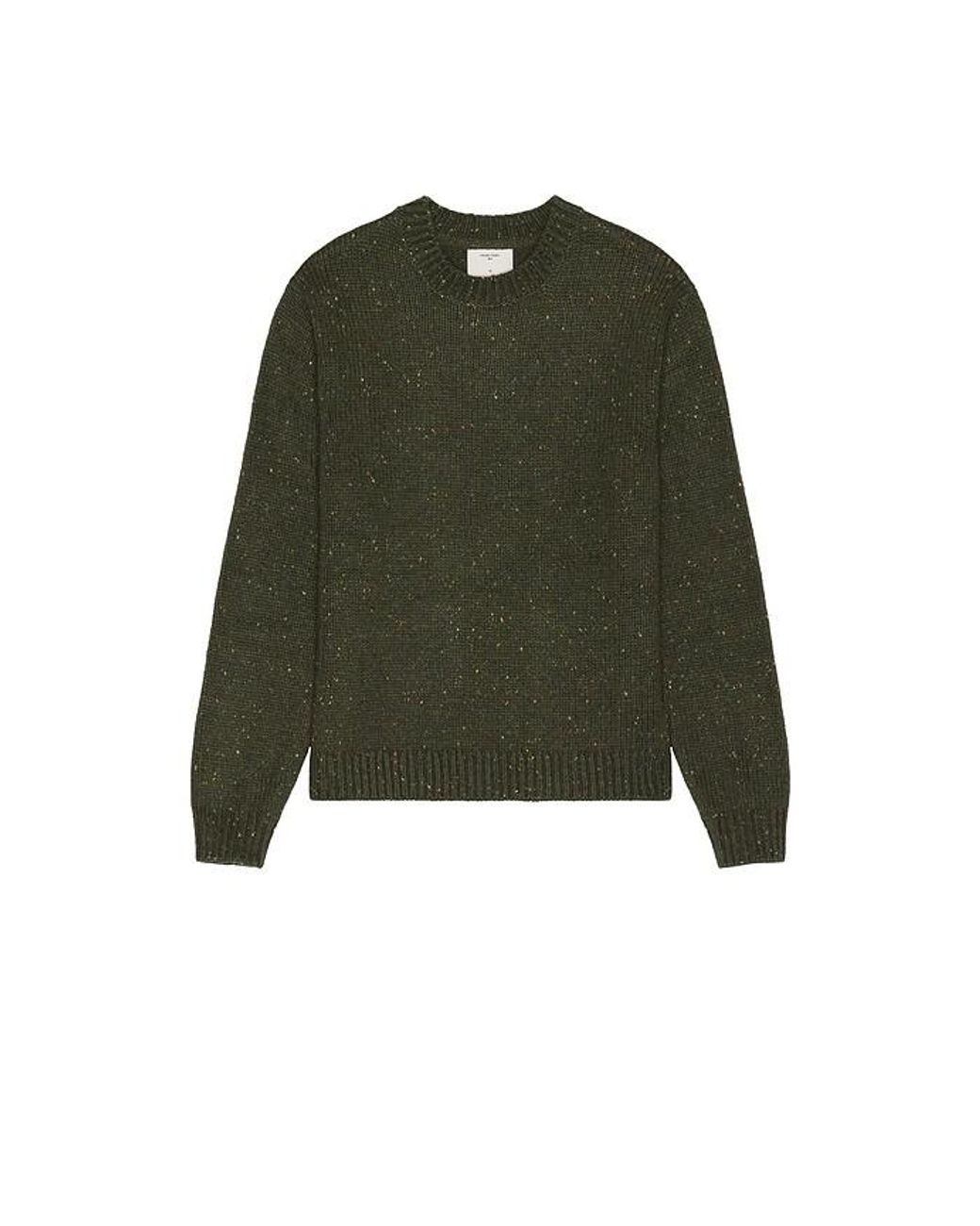 Percival Green Rhodes Boxy Knitted Crew for men