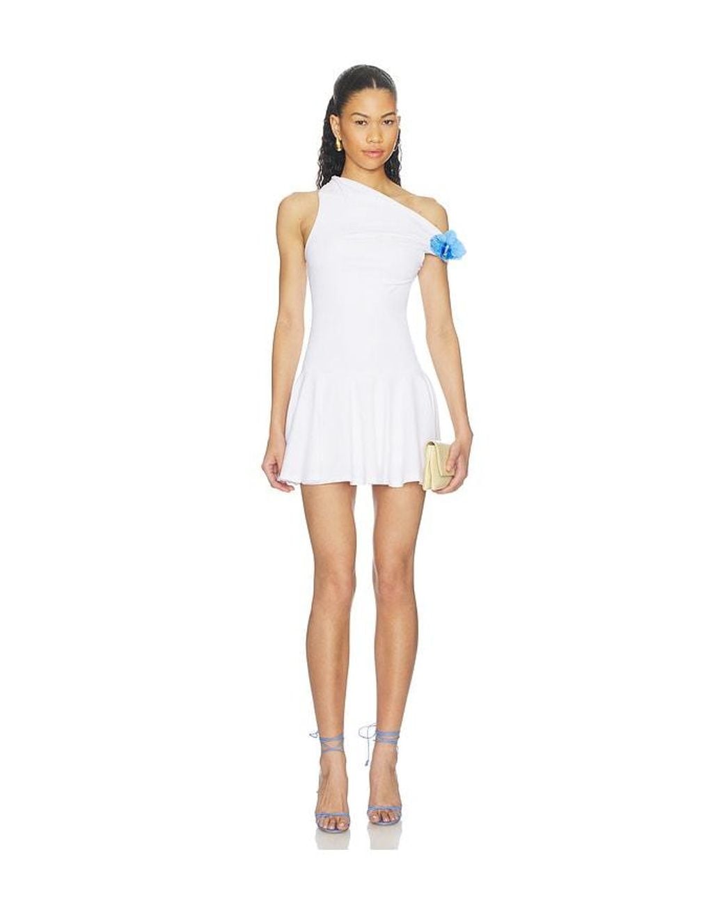 MORE TO COME White Rhea Mini Dress