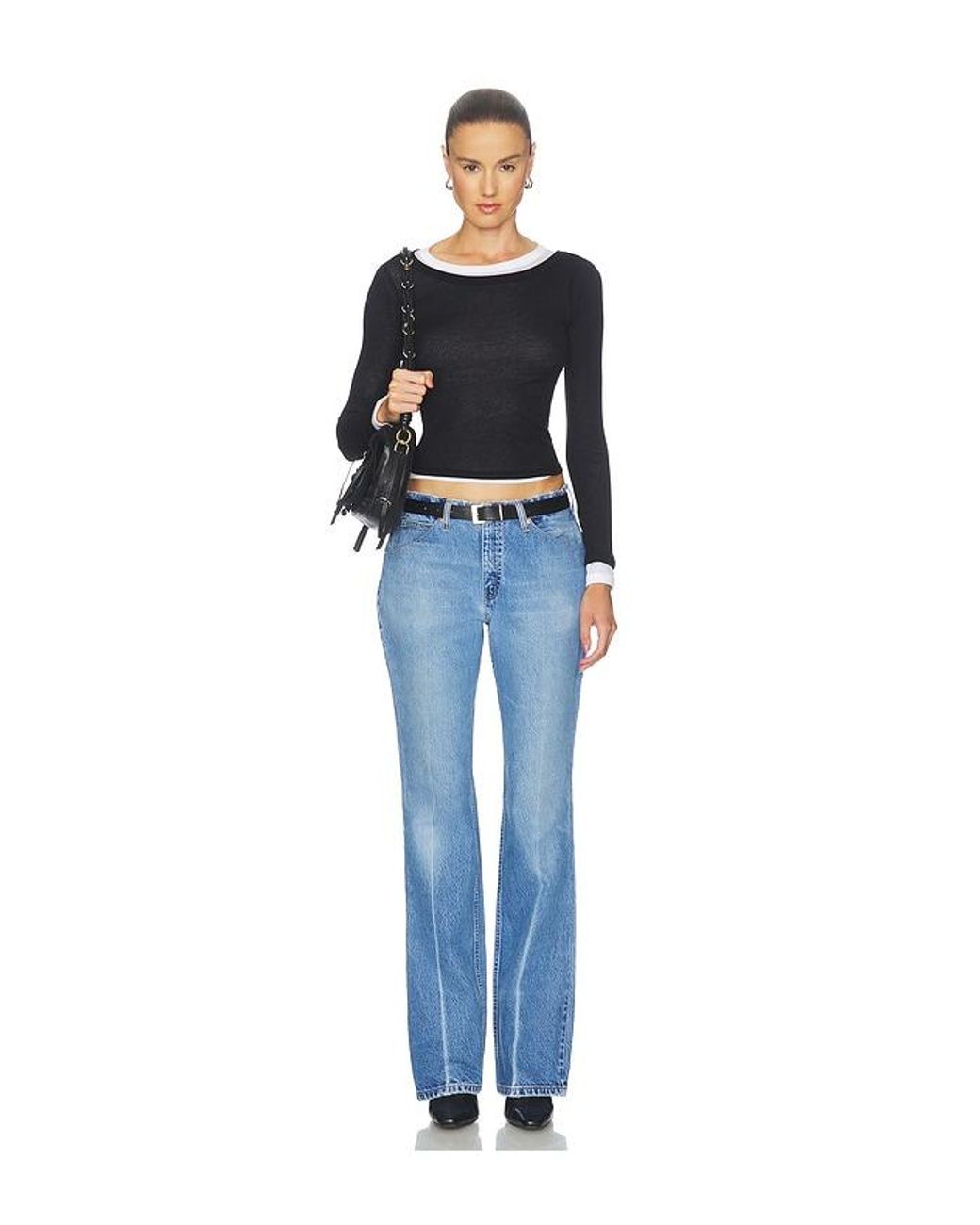 aligrace Blue The Sloane Bootcut Jean