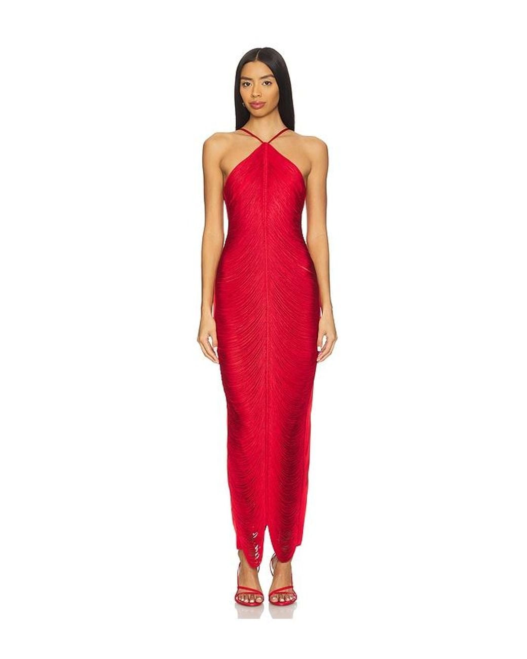 Cult Gaia Red Renata Dress