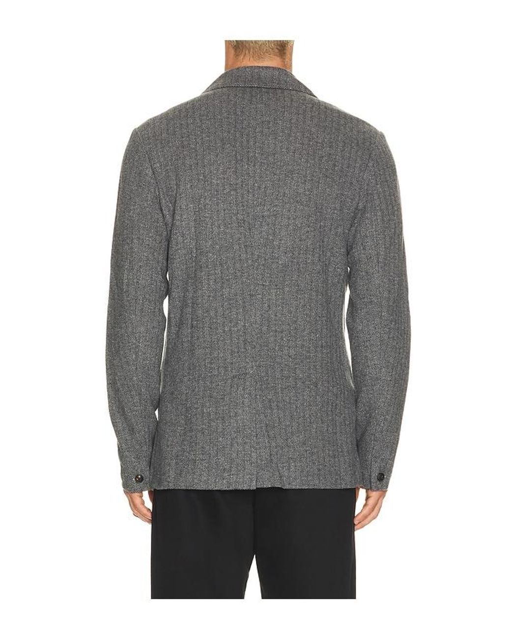 Faherty Brand Gray Inlet Knit Tweed Blazer for men