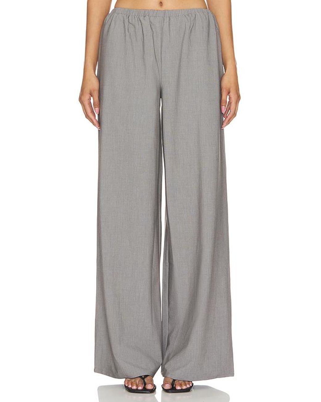 Lovers + Friends Gray Amanda Pant