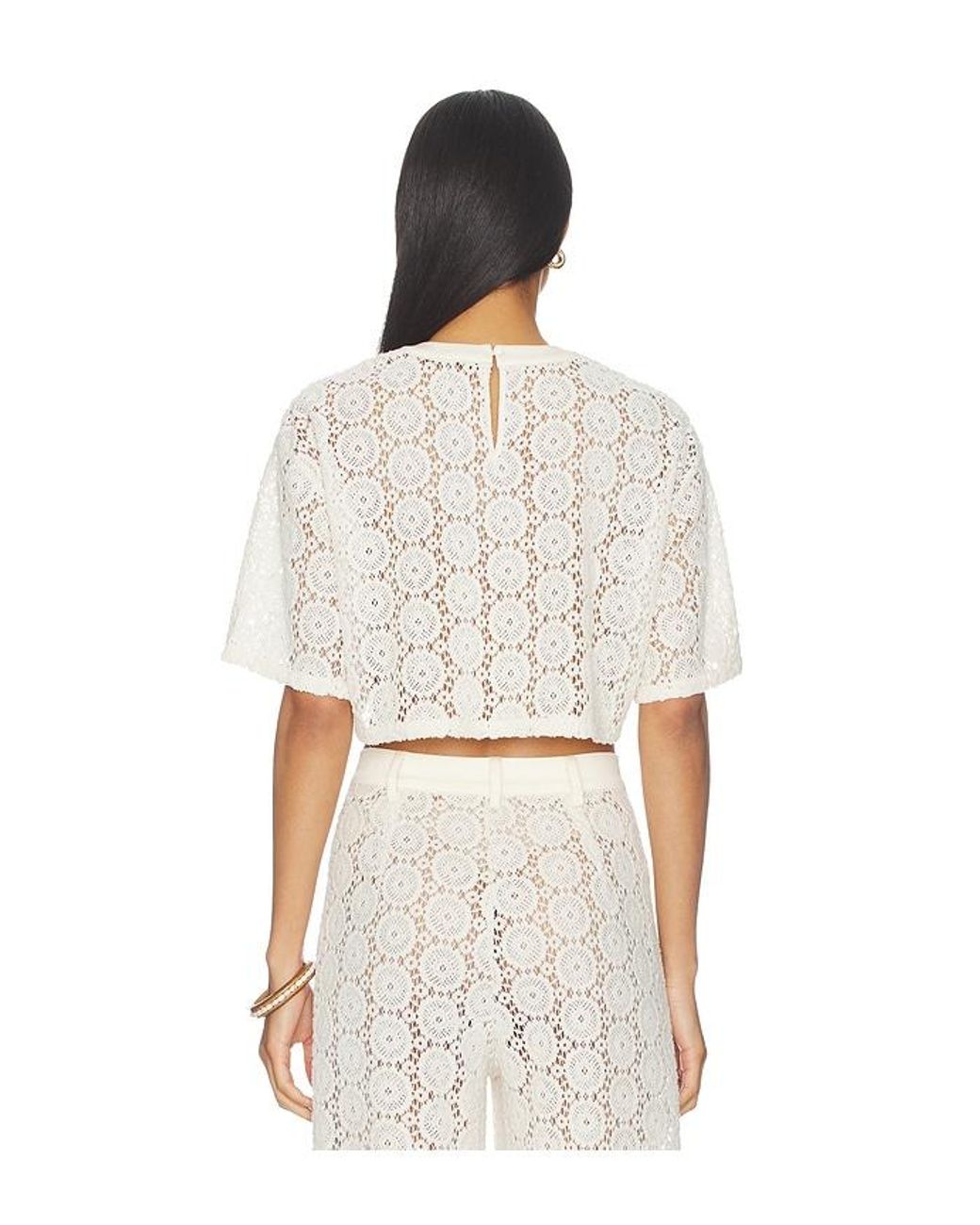 NonChalant Label White Cami Crop