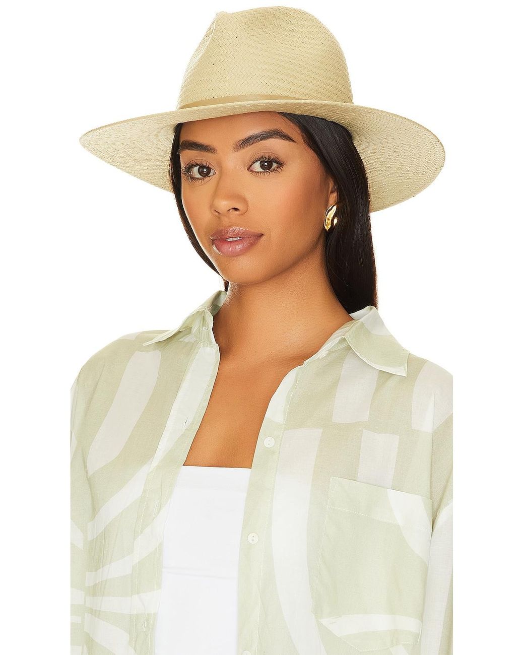 Janessa Leone Simone Packable Hat | Lyst