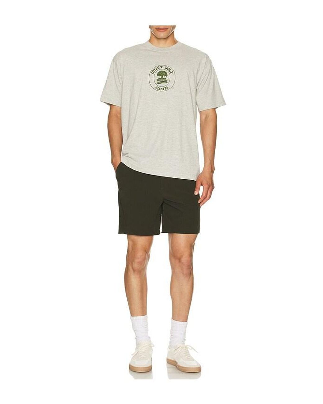 Quiet Golf Shirt Quiet Oak in White für Herren
