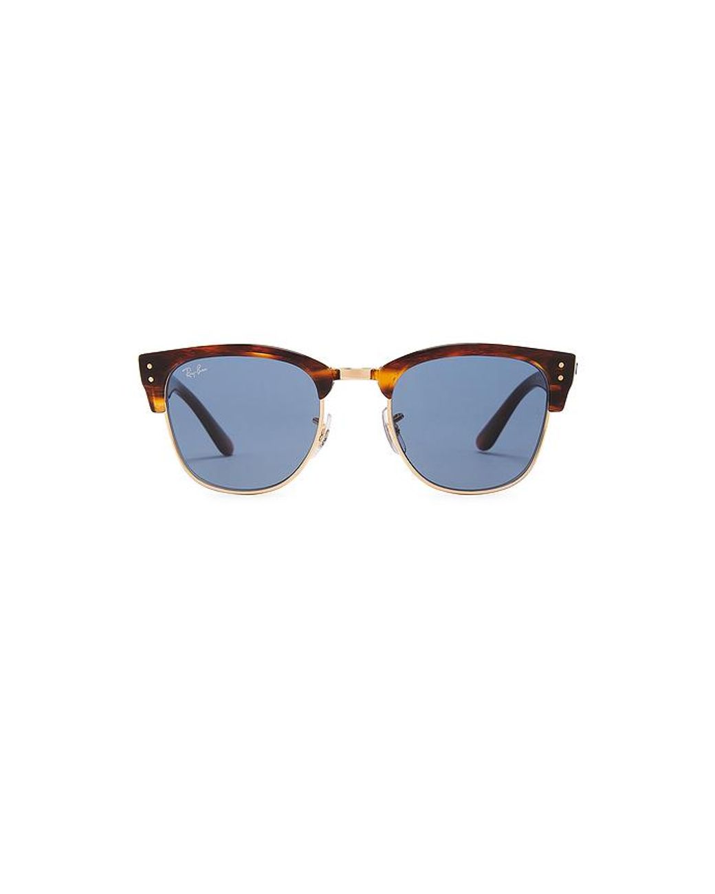 Ray-Ban Sonnenbrille Clubmaster Reverse in Blue für Herren