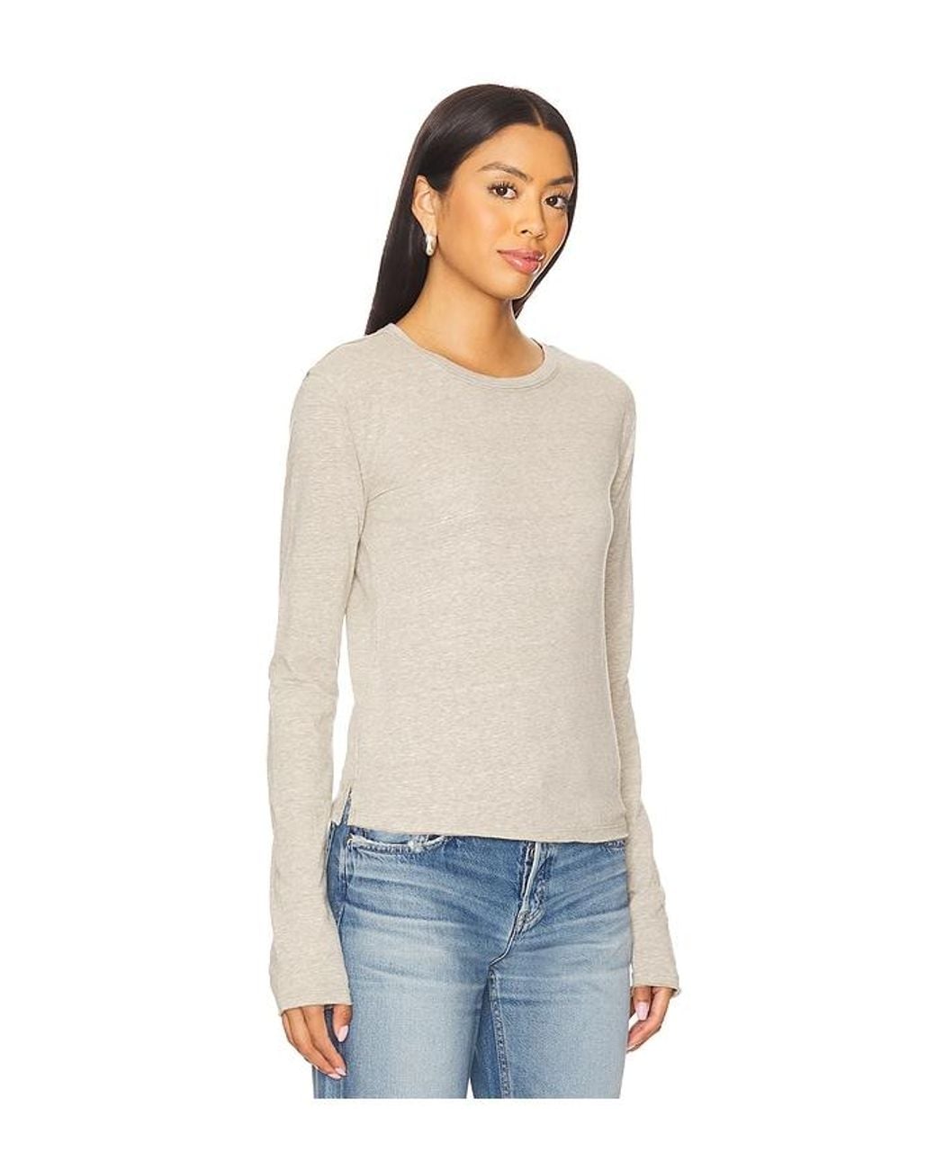 Free People Blue X We The Free Nova Tee Long Sleeve