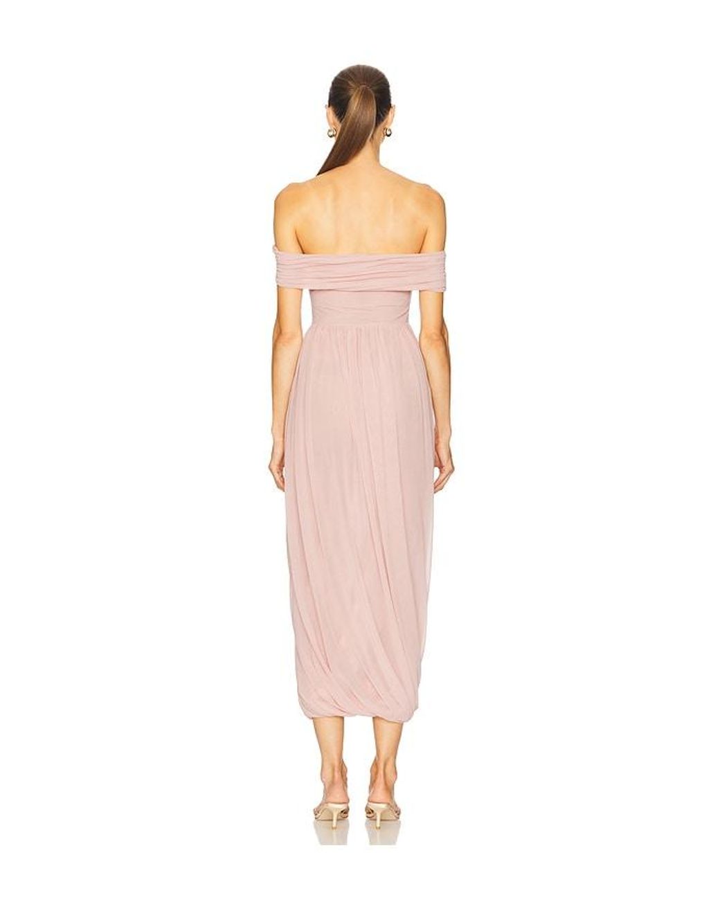 Camila Coelho White Leopoldina Midi Dress