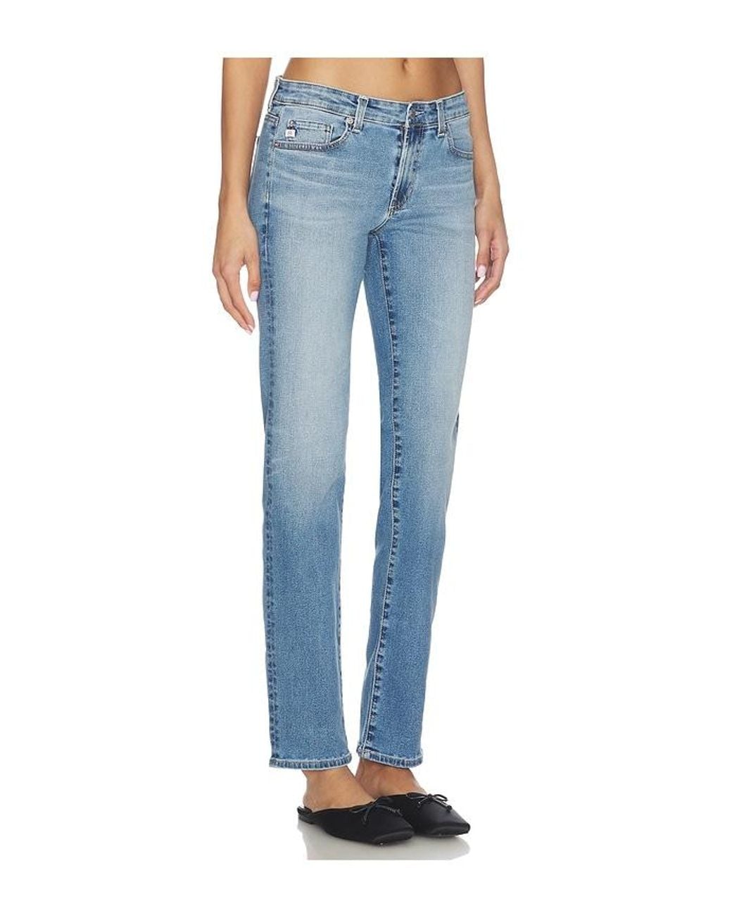 AG Jeans Blue Sandra Straight Leg Jeans