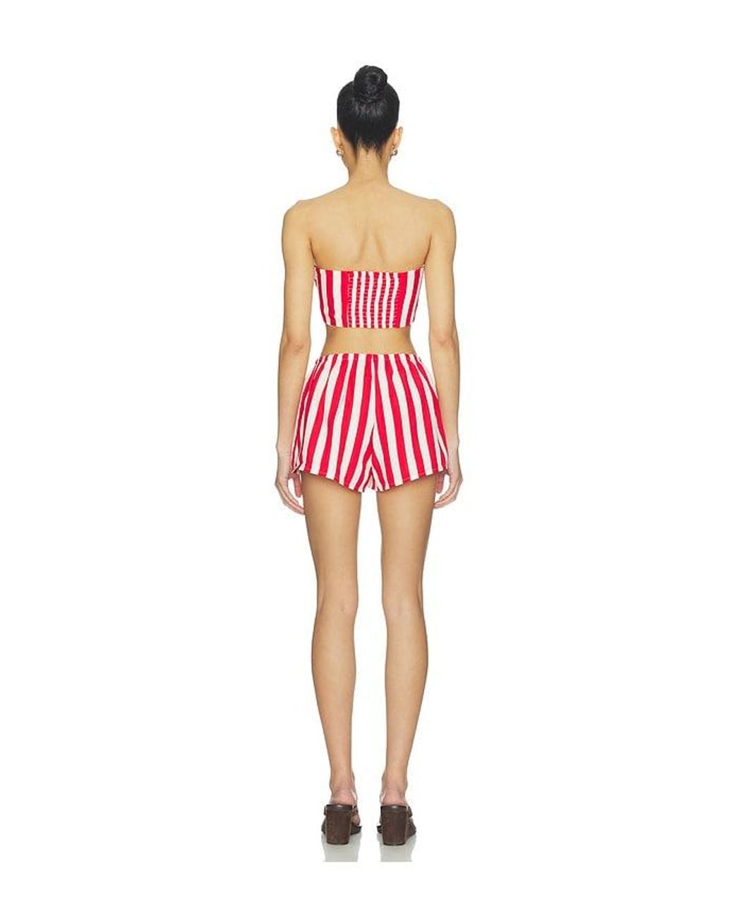 MORE TO COME Red Amaltha Short Set