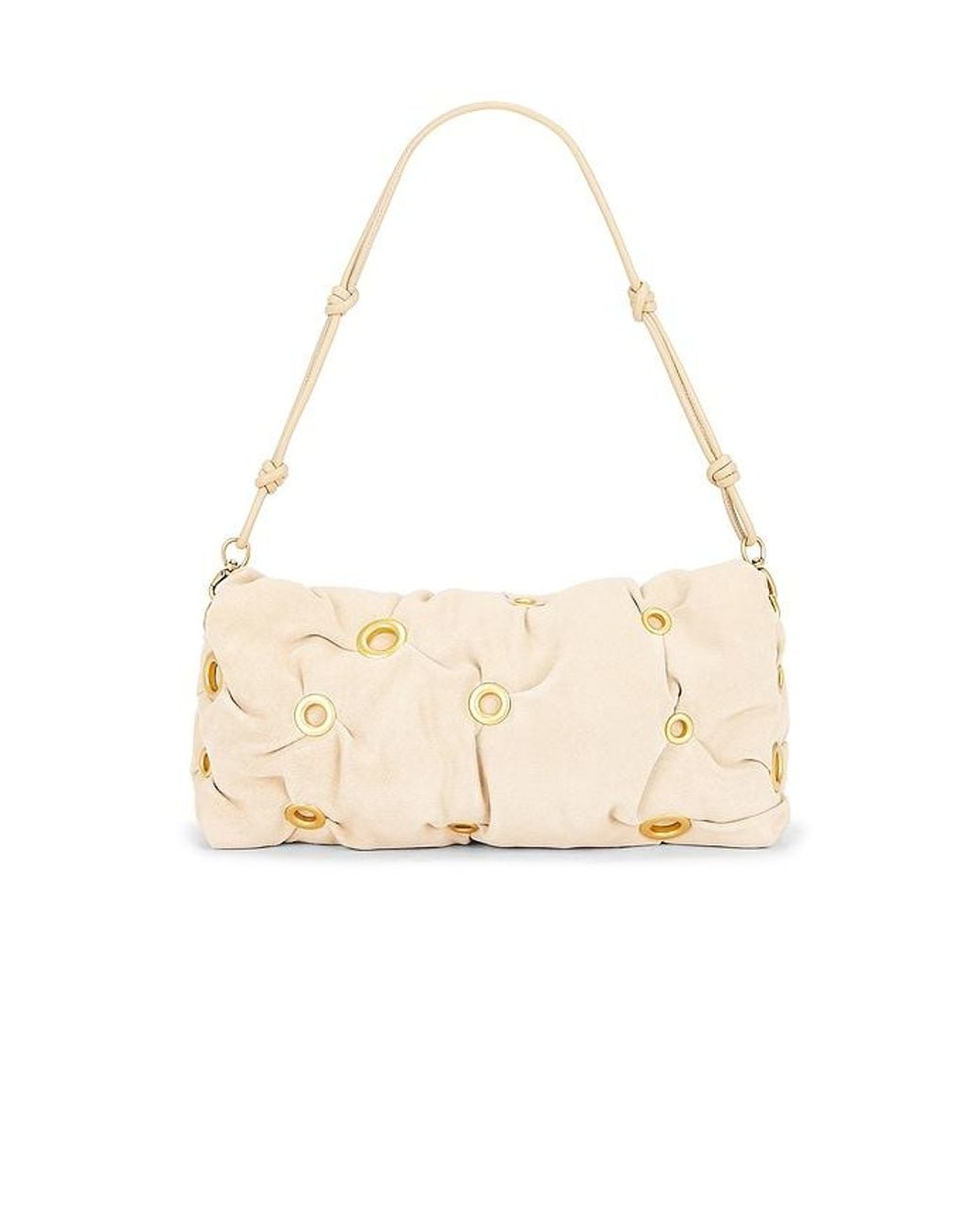 Cult Gaia White Amalia Clutch