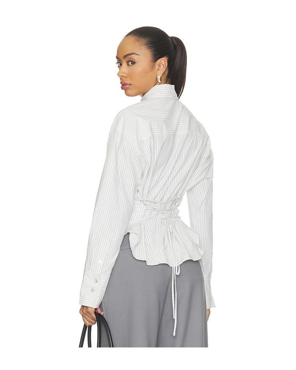Nia White Cordelia Shirt